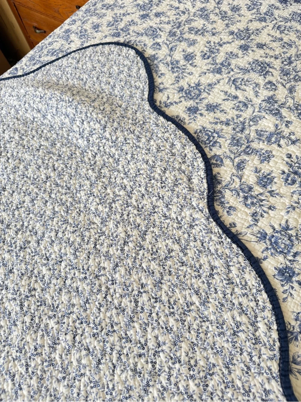 Quilted Reversible Coverlet